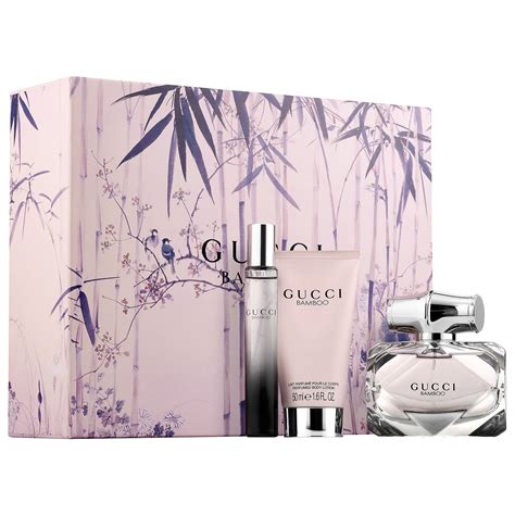 gucci bamboo eau de parfum gift set|gucci bamboo perfume cheapest price.